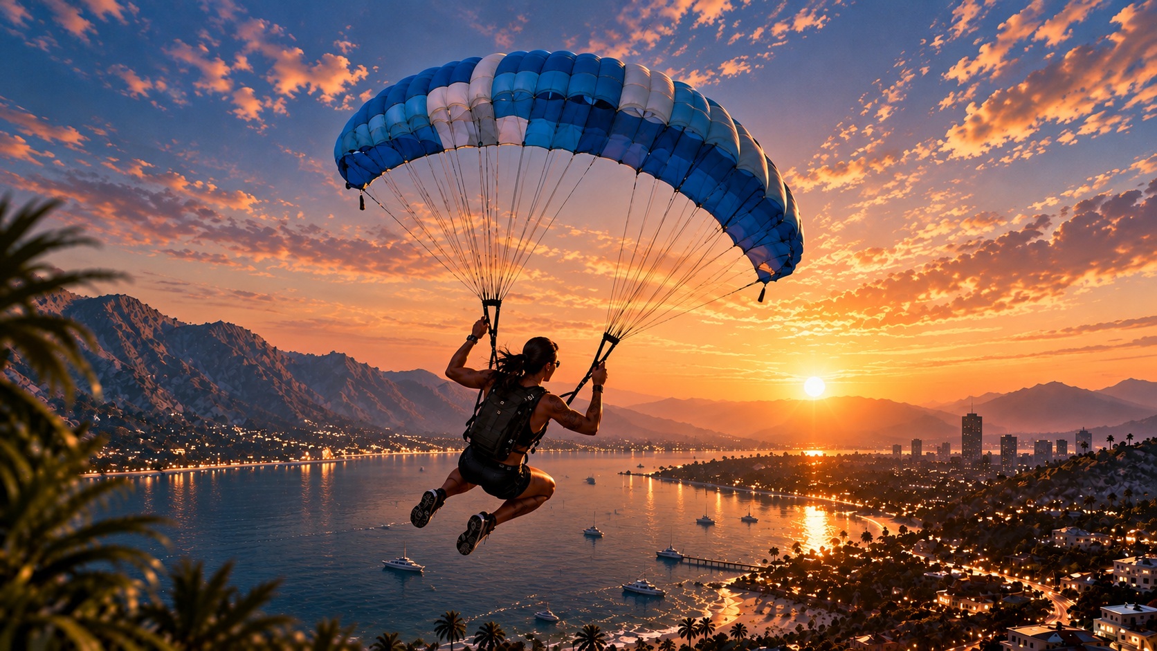 Saut en parachute